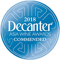 Commended Medal - Decanter Asia Wine Awards 2017