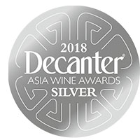 Medalla de plata (90 pts.) – Decanter Asia Wine Awards 2018